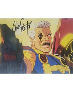 Chris Potter X-MEN: THE ANIMATED SERIES signed 8x10 # G07