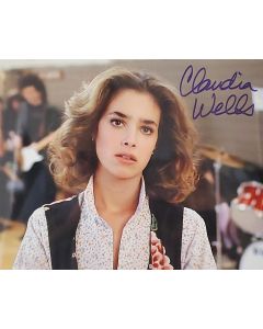 Claudia Wells BACK TO THE FUTURE signed 8x10 # G02