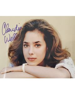 Claudia Wells BACK TO THE FUTURE original signed 8x10 # 7
