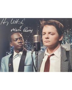 Harry Waters Jr. BACK TO THE FUTURE signed 8x10 # 6