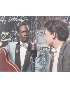 Harry Waters Jr. BACK TO THE FUTURE signed 8x10 # 8