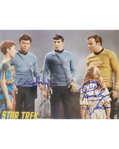 Star Trek "AND THE CHILDREN SHALL LEAD" Craig Huxley & Pam Ferdin autographed 8x10