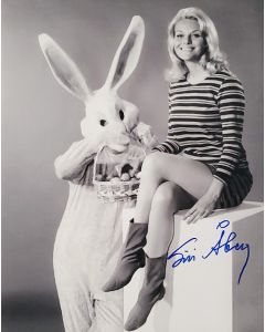 Sivi Aberg EASTER BUNNY, BATMAN signed 8x10 # G06
