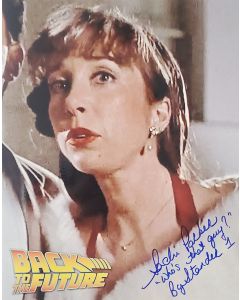 Sachi Parker BACK TO THE FUTURE 1985 Signed, Character & Quote 8X10 Photo #1