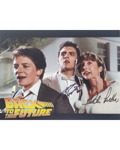 Sachi Parker & Robert Krantz BACK TO THE FUTURE Signed 8X10 Photo #1