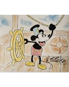 Willie Ito ANIMATOR STEAMBOAT WILLIE DISNEY Signed 8X10 Photo #4