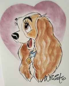 Willie Ito ANIMATOR DRAWING LADY Signed 8X10 Photo #7