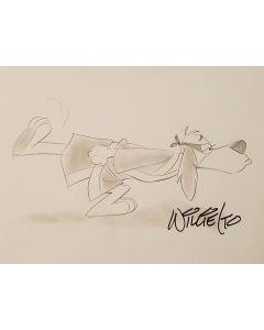 Willie Ito ANIMATOR HONG KONG PHOOEY HANNA-BARBERA Hand Drawn, Hand Signed #18