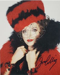 Joan Collins DYNASTY TV DRAMA Signed 8X10 Photo #070