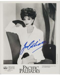 Joan Collins PACIFIC PALASADES TV DRAMA SERIES Signed 8X10 Photo #71