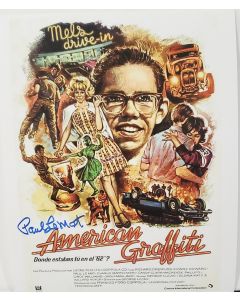 Paul Le Mat AMERICAN GRAFITTI signed 8x10 # G05