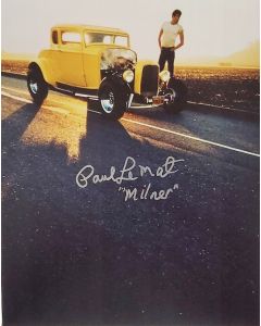 Paul Le Mat AMERICAN GRAFITTI signed 8x10 # G09
