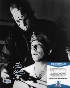 Ted White Friday the 13th 8X10 w/Beckett COA 2