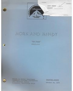 Mork & Mindy "Old Fears" Original Script