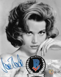 Jane Fonda 8X10 photo w/Beckett COA #8