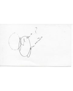 Armand Assante signed in person index card + photo