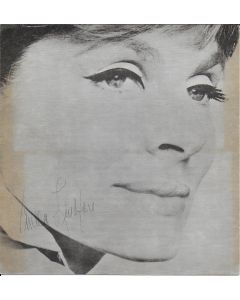 Viveca Lindfors - Autographed fold-out program