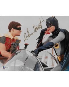 Adam West/Burt Ward (Batman & Robin) 8X10 Photo #3 w/Beckett COA letter