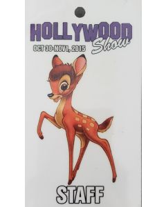  Limited Edition Hollywood Show STAFF Pass Bambi