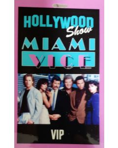  Limited Edition Hollywood Show VIP Pass Miami Vice