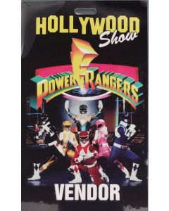  Limited Edition Hollywood Show VENDOR Pass Power Rangers