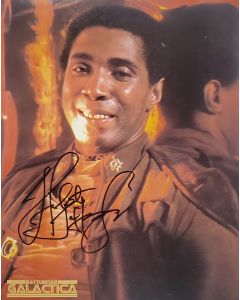 Herb Jefferson Jr BATTLESTAR GALACTICA signed 8x10 # G04