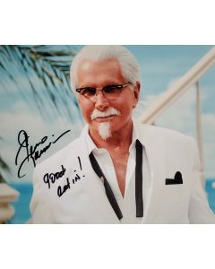 George Hamilton KFC COLONEL SANDERS signed 8x10 # G12