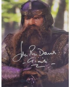 John Rhys-Davies THE LORD OF THE RINGS signed 8x10 # G07