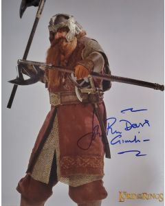 John Rhys-Davies THE LORD OF THE RINGS signed 8x10 # G12