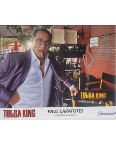 Paul Carafotes TULSA KING signed 8x10 # G01