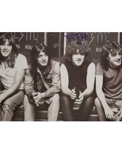Simon Wright AC/DC signed 8x10 # G01