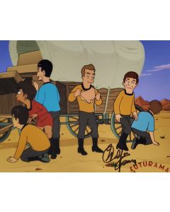 Walter Koenig STAR TREK  on FUTURAMA  signed 8x10 # G06