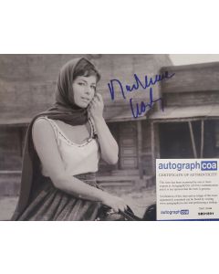 Marianne Koch signed 8x10 A FISTFUL OF DOLLARS with ACOA # G01
