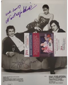 Nastassja Kinski & Dudley Moore signed 8x10 UNFAITHFULLY YOURS w/ JSA COA # G01