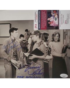 Veronica Cartwright & Jerry Mathers signed 8x10 with JSA COA LEAVE IT TO BEAVER # G01