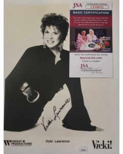 Vickie Lawrence signed 8x10 with JSA COA MAMA'S FAMILY, THE CAROL BURNETT SHOW # G01