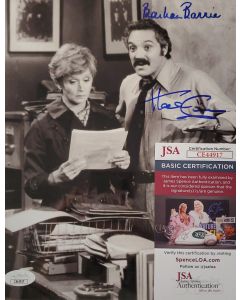 Barbara Barrie & Hal Linden signed 8x10 BARNEY MILLER w/ JSA COA # G01