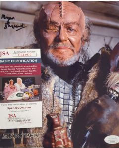 Morgan Sheppard (1932-2019) Star Trek Vl Signed 8X10 w/JSA COA #G01