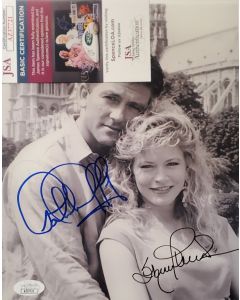 Patrick Duffy & Sheree J. WIlson DALLAS with JSA signed 8x10 DUO # G01