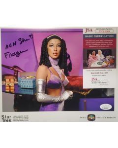 France Nuyen STAR TREK signed 8x10 w/ JSA COA # G01