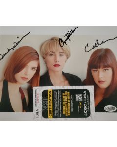 Wilson Phillips 8X10 SIGNED BY ALL 3 W/JSA # G02