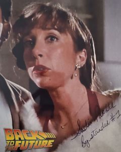 Sachi Parker BACK TO THE FUTURE signed 8x10 # G03