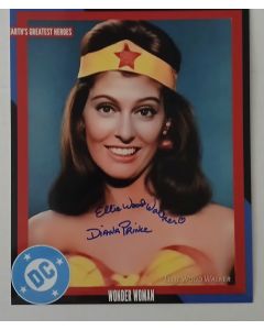 Ellie Wood Walker WONDER WOMAN signed 8x10 # G04