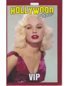 Limited Edition Hollywood Show VIP Pass Mamie Van Doren