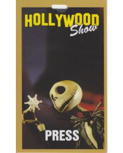 Limited Edition Hollywood Show Press Pass Nightmare Before Christmas