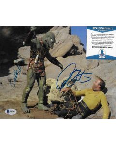 William Shatner Bobby Clark Star Trek 8X10 w/Beckett COA #3