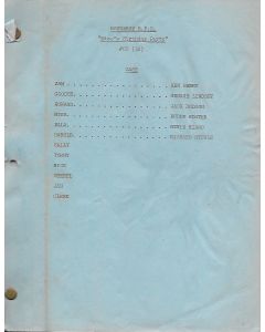 MAYBERRY R.F.D. "Mike's Birthday Party" (1969) Ken Berry's Personal Script with annotations