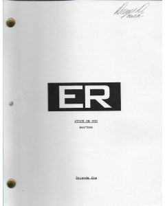 ER"Stuck on You" episode 6, Deezer D's personal Original Script signed by Deezer d