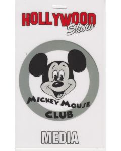 Limited Edition Hollywood Show Media Pass Mickey Mouse Club