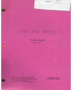 Mork & Mindy "The Mork Syndrome" Original Script